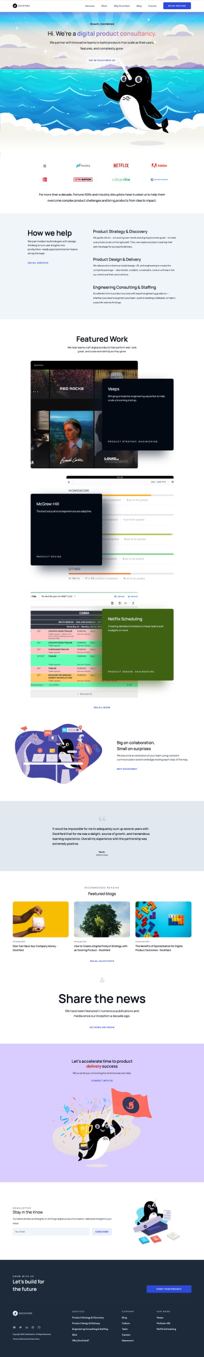 Digital consultancy web site